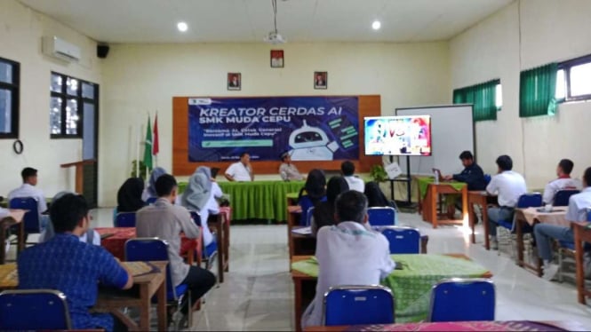 SMK Muhammadiyah Cepu meluncurkan kelas kreator cerdas AI