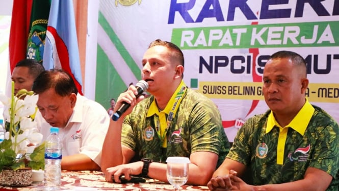 Ketua Umum National Paralympic Committee (NPC) Sumut, Alan Sastra Ginting.(istimewa/VIVA)