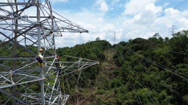 PLN menyelesaikan proyek SUTT 150 kV di Kalimantan Timur