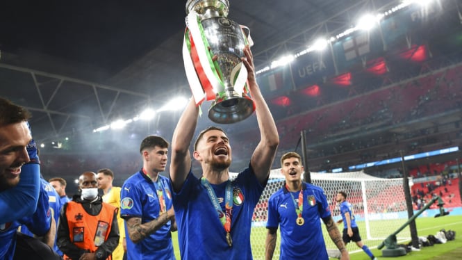 Pemain Timnas Italia, Jorginho juara EURO 2020