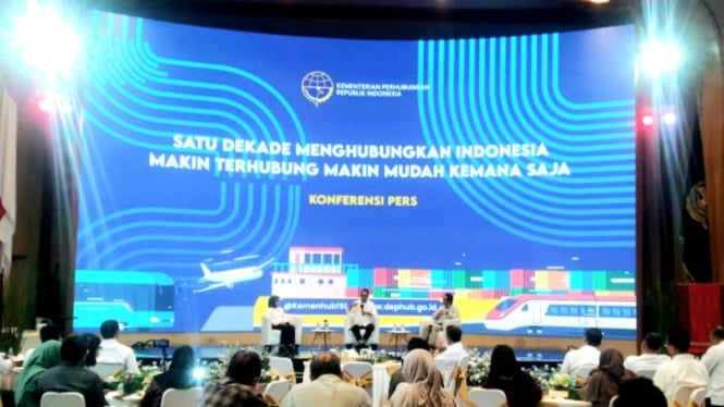 [dok. Menteri Perhubungan, Budi Karya Sumadi, dalam konferensi pers di Kementerian Perhubungan, Jakarta, Selasa, 1 Oktober 2024]