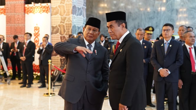 Menhan Prabowo Subianto dan Mentan Amran Sulaiman.