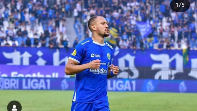 Pemain Persib Bandung Gustavo Franca