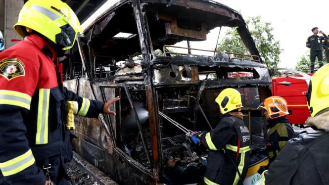 Tragedi Kebakaran Bus Sekolah di Thailand Renggut 23 Nyawa