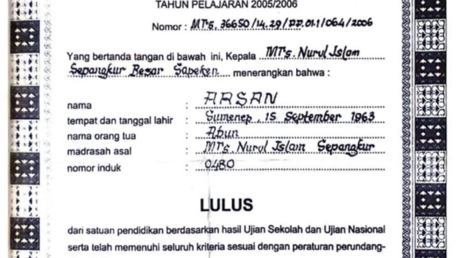 Kades Kangayan di Sumenep Terjerat Kasus Ijazah Palsu