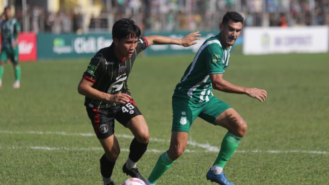 PSMS saat menjamu FC Bekasi City, di Stadion Baharuddin Siregar, Kabupaten Deliserdang.(B.S.Putra/VIVA)