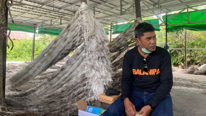 Balanipa, kelompok binaan Pertamina olah tali tambang bekas kapal jadi cuan