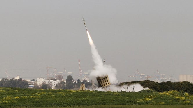 VIVA Militer: Sistem rudal pertahanan udara C-RAM Iron Dome militer Israel