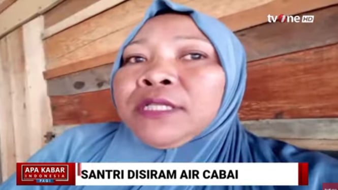 Ibu kandung santri Aceh yang disiram air cabai, Marnita