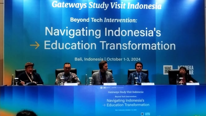 Konferenai pers Gateways Study Visit Indonesia 2024 di Bali