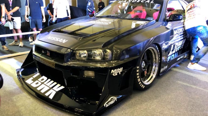 Nissan SKyline R34 Super Siluet dari IMX 2024