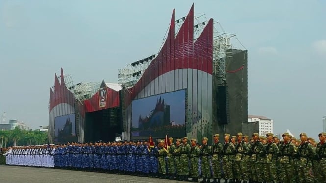 Perayaan HUT TNI Ke-79 di Silang Monas