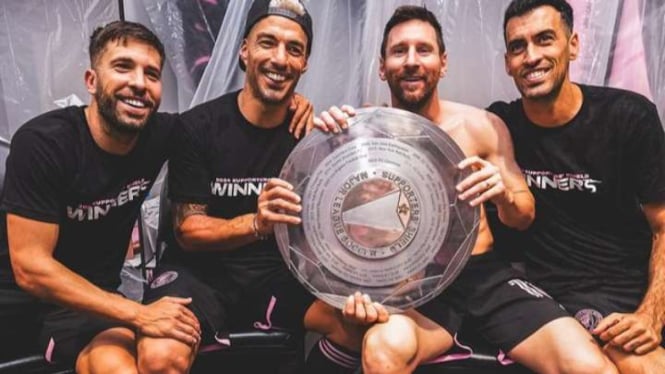 Lionel Messi bawa Inter Miami juara Supporter's Shield 2024