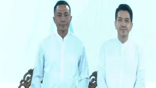 Calon gubernur dan wakil gubernur nomor urut 02, Dharma Pongrekun-Kun Wardana.