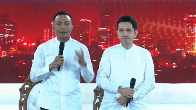 Pasangan cagub-cawagub Jakarta nomor urut 2 Dharma Pongrekun-Kun Wardana Abiyoto