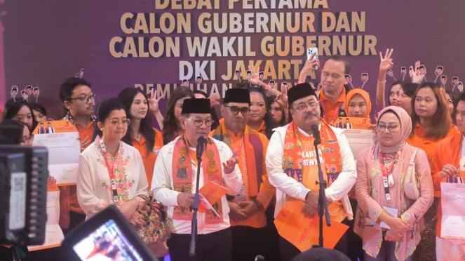 Calon Gubernur DKI Nomor Urut 03, Pramono Anung dan Rano Karno Ji-Expo, Kemayoran, Jakarta Pusat 