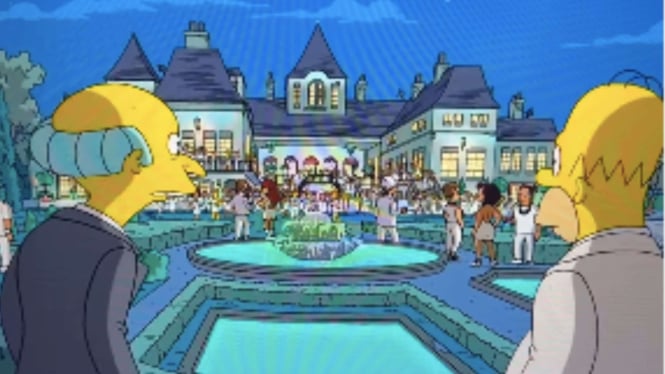 The Simpsons ramal kasus P Diddy dan White Party