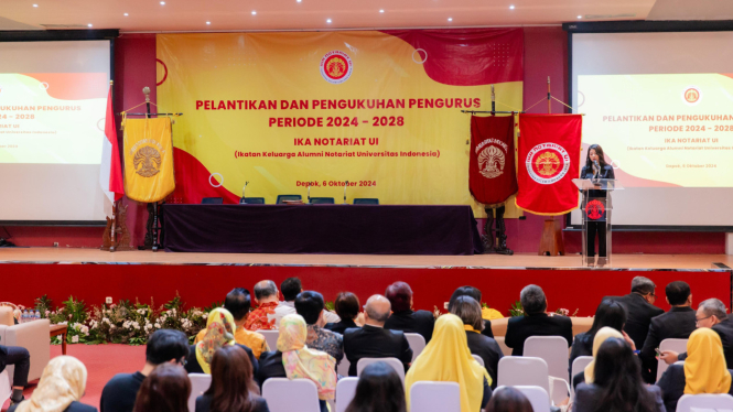 Pelantikan dan pengukuhan pengurus pusat IKA Notariat UI