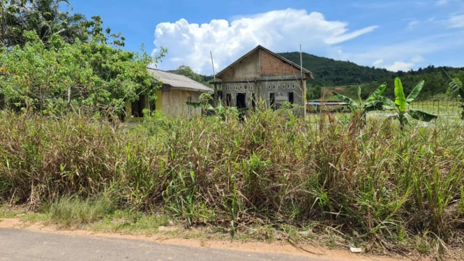 Kondisi rumah di Pulau Rempang