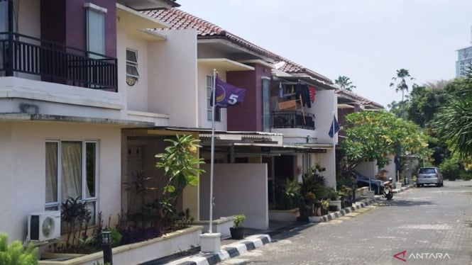 Sejumlah rumah dinas kosong di Rumah Jabatan Anggota (RJA) DPR RI Kalibata