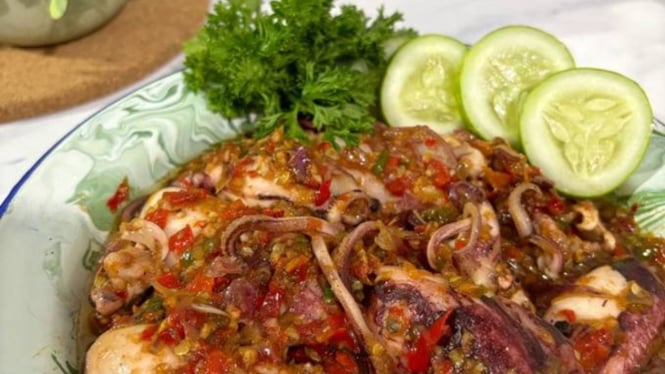 Resep Cumi Laut Pedas