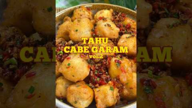 Resep Tahu Cabai Garam Ala Chef Firhan Ashari
