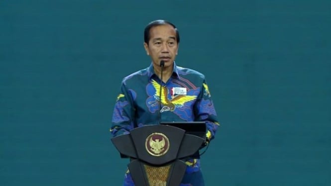 Presiden Joko Widodo (Jokowi) di BNI Investor Daily Summit 2024