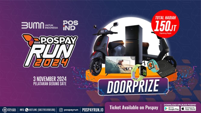 Pospay Run 2024 Digelar 3 November 2024