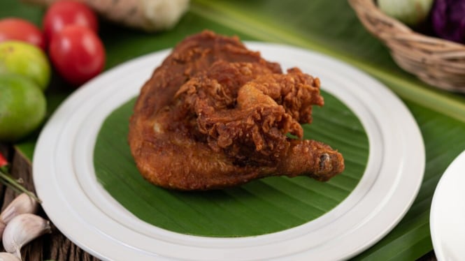 Ilustrasi Ayam Goreng