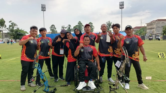 Atlet NPC Sumut yang bertarung Peparnas Tahun 2024.(dok NPC Sumut)