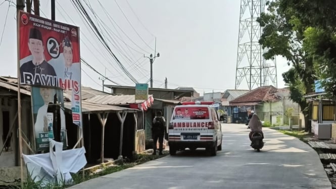 Lokasi pengerusakan baliho calon Bupati H.Bayu-Kang Mus.