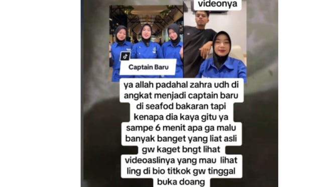 Zahra Seafood jadi perbincangan netizen gegara video 6 menit 40 detiknya