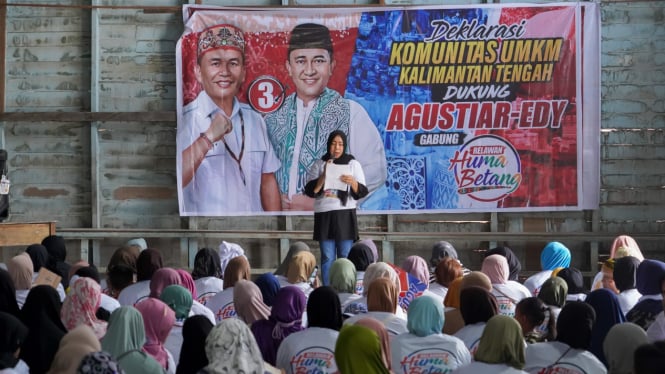 Komunitas UMKM Kalimantan Tengah dukung Agustiar Sabran-Edy Pratowo