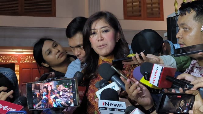 Politisi Partai Golkar, Meutya Hafid di Kertanegara IV, Jakarta Selatan 