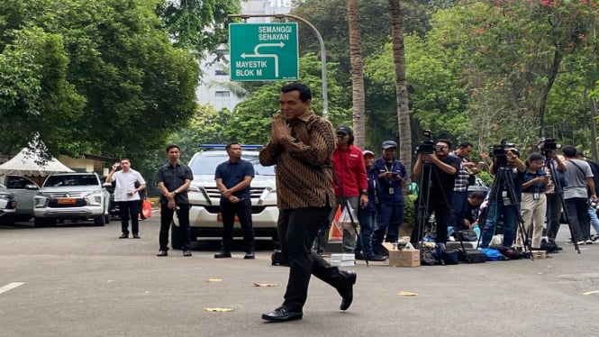 Dirjen Imigrasi Silmy Karim di Kertanegara, Jakarta Selatan