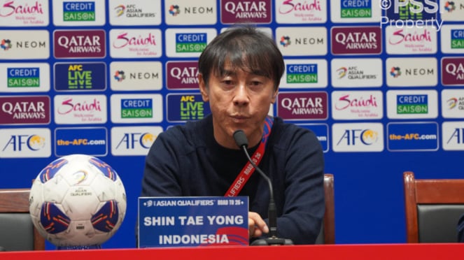 El entrenador de la selección de Indonesia es Shin Tae-yong.