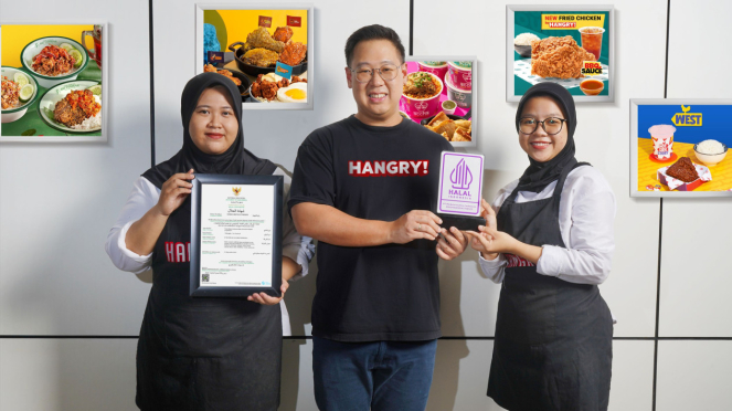 Hangry Indonesia Raih Sertifikasi Halal