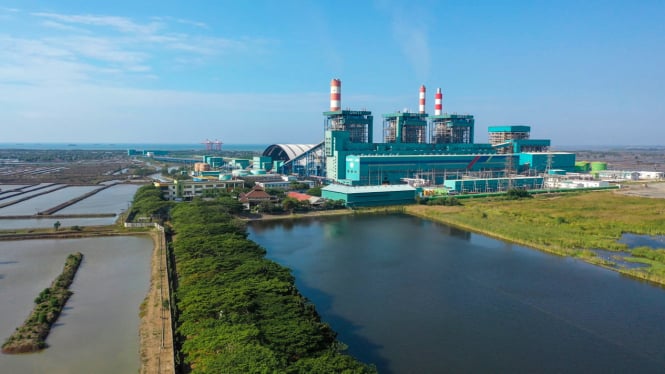 PLTU Lontar 4x315 MW berlokasi di Kabupaten Tangerang, Jawa Barat milik PLN Indonesia Power yang menjadi salah satu pemenang Subroto Award 2024 pada Kategori Kontribusi Pengurangan Emisi. [dok. Humas PLN Indonesia Power]