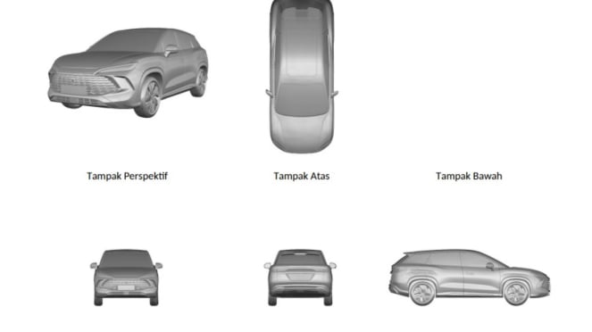 Gambar paten BYD PHEV BYD Song L DM-i