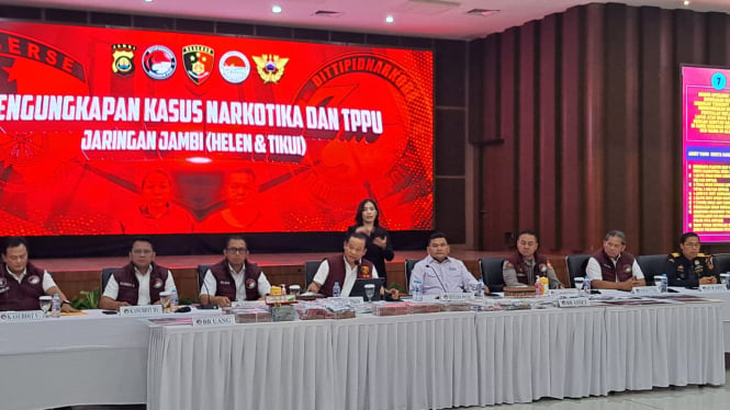 Bareskrim Polri mengungkap kasus narkoba