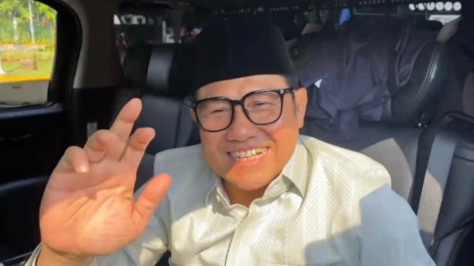 Ketua Umum PKB Muhaimin Iskandar alias Cak Imin ikut merapat ke Kantor Kemhan menemui Prabowo Subianto 