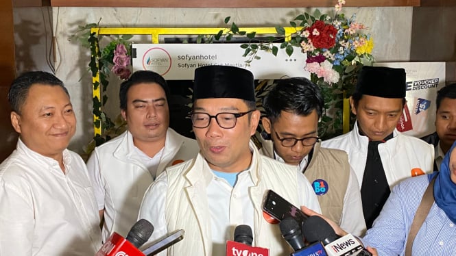 Ridwan Kamil di Jakarta Pusat