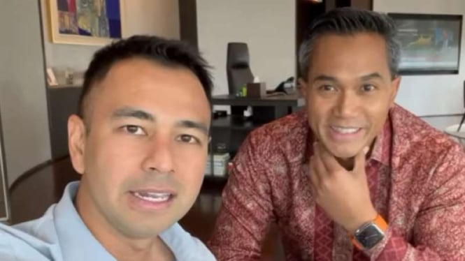 Raffi Ahmad dan Anindya Bakrie.