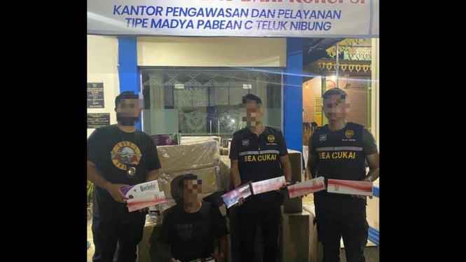 Bea Cukai Teluk Nibung amankan 130.000 batang rokok ilegal