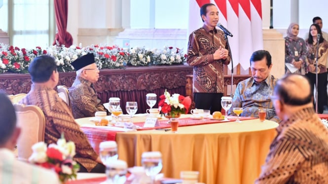 Acara Jamuan Makan Siang di Istana Negara Bersama Presiden Jokowi