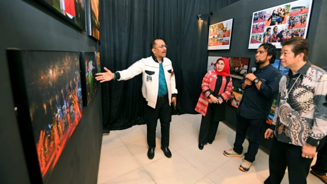 Pembukaan pameran foto kilas balik PON 2024 di Kota Medan.(dok Pemprov Sumut)