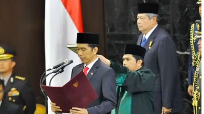 Joko Widodo wurde am 20. Oktober 2014 als Präsident der Republik Indonesien vereidigt