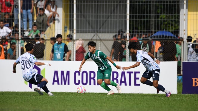 PSMS Medan vs PSPS Pekanbaru di Stadion Baharuddin, Kabupaten Deliserdang.(dok PSMS Medan)