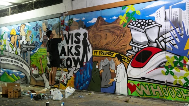 Anak Muda di Solo Buat Mural (Doc: Istimewa)