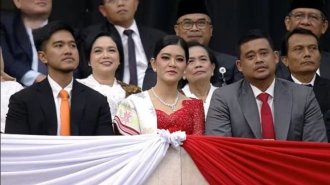 Putra-putri Presiden Jokowi, Kaesang Pangarep, Bobby Nasution dan Kahiyang Ayu